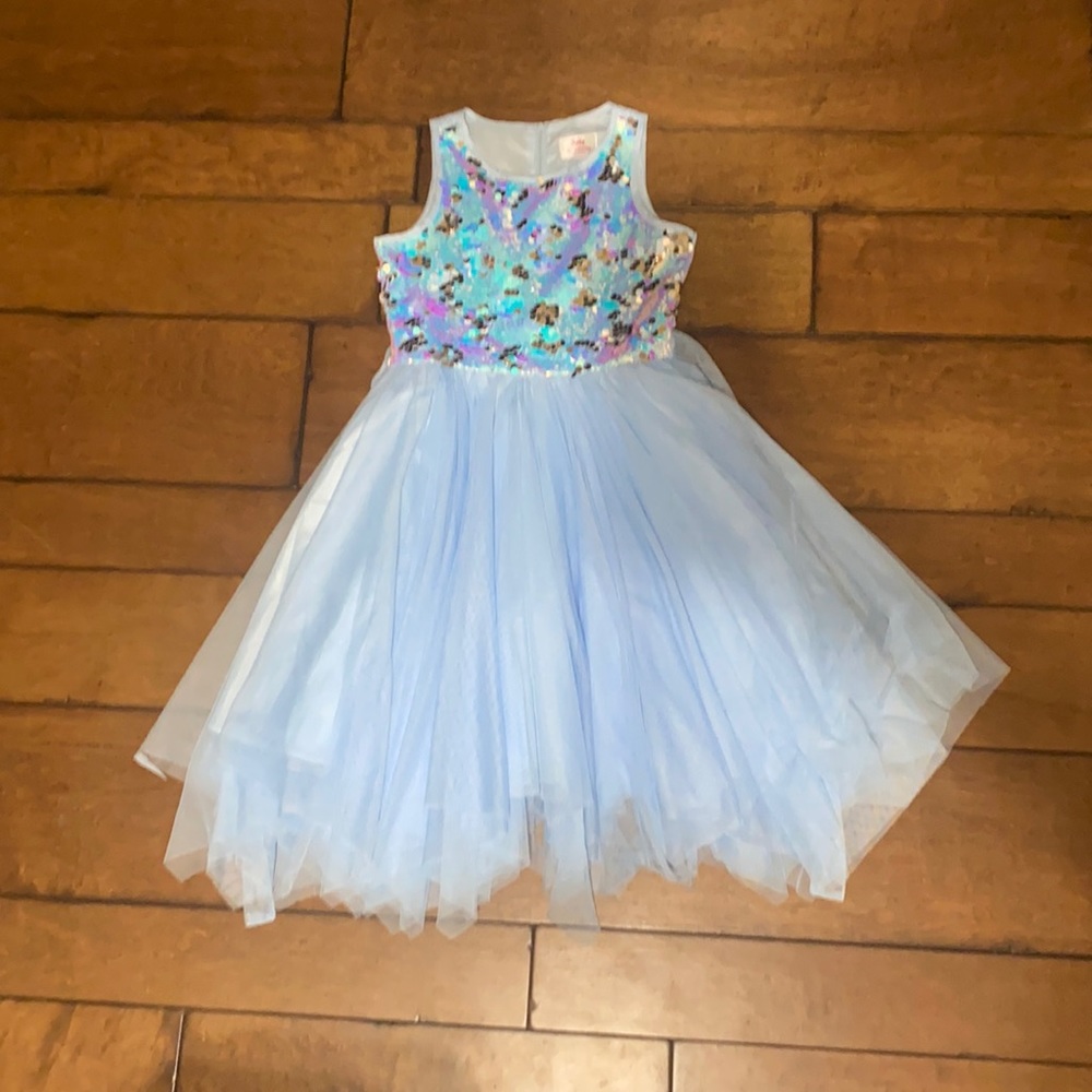 Blue sparkle dress